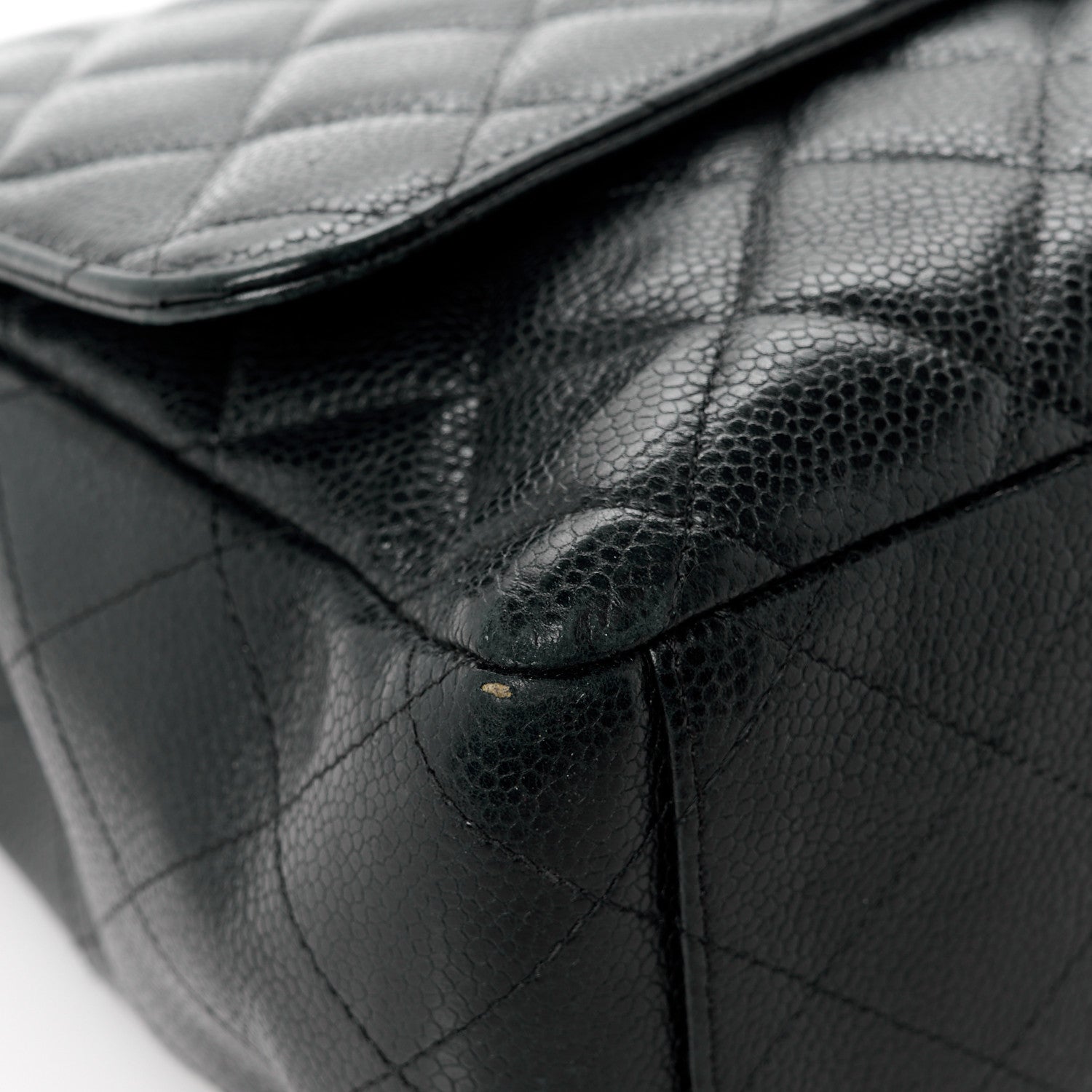 Chanel Caviar Quilted Maxi Single Flap Black 12 of 12