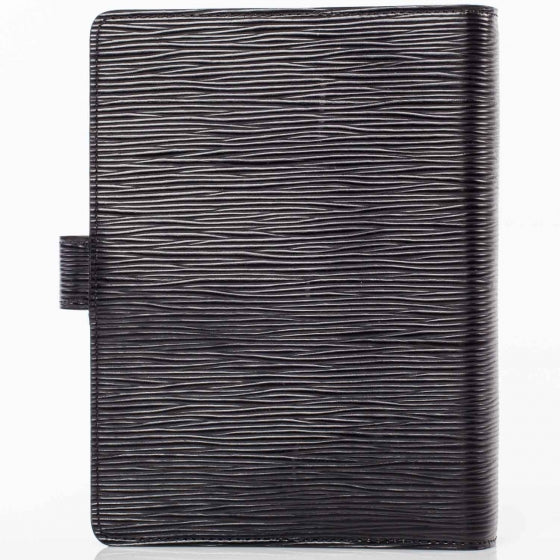 Epi Medium Ring Agenda Cover Black