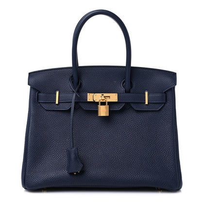 Hermes Togo Birkin 30 Bleu Nuit 1 of 15