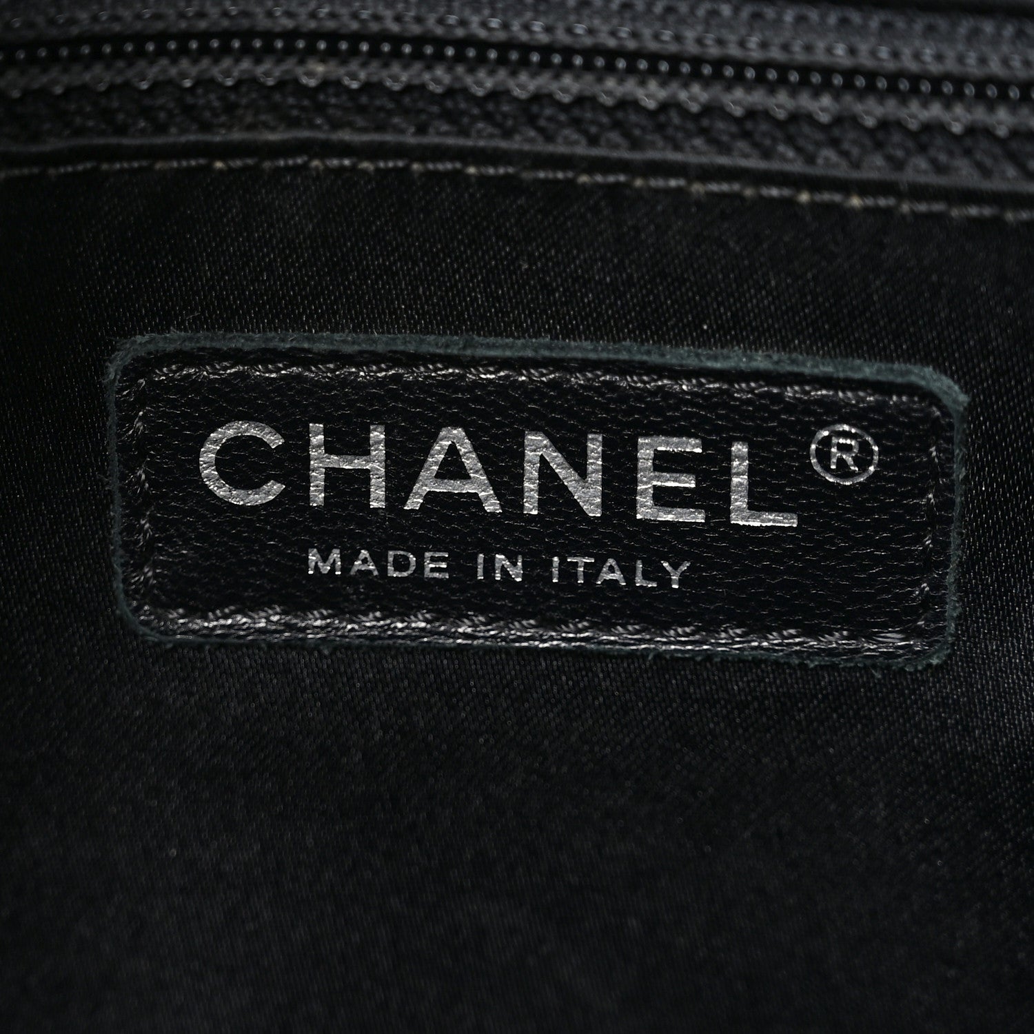 Chanel Caviar Quilted XL Grand Shopping Tote GST Black 6 of 10