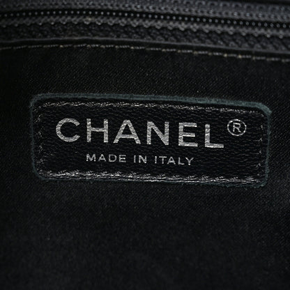 Chanel Caviar Quilted XL Grand Shopping Tote GST Black 6 of 10