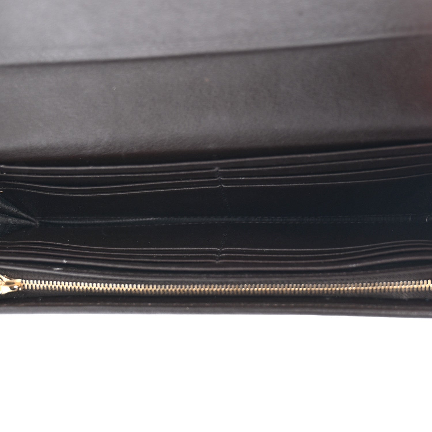 Gucci Monogram Margaux Calfskin Sukey Continental Wallet Beige Ebony Cocoa 5 of 9