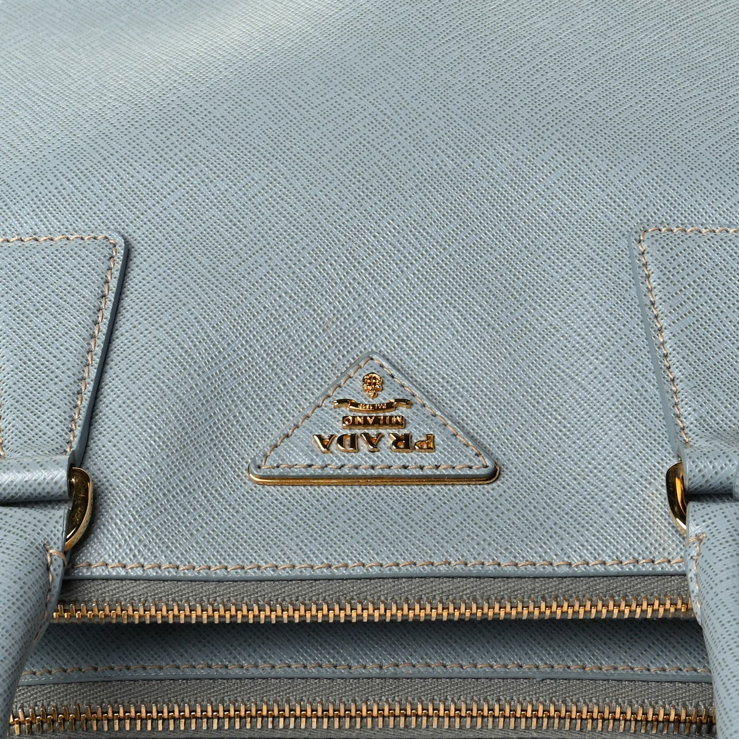 Saffiano Small Galleria Double Zip Tote Lago