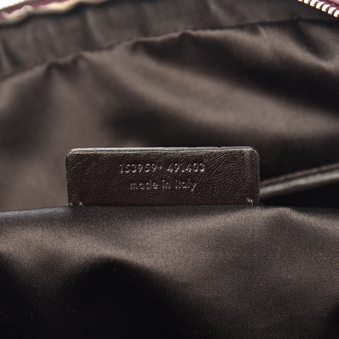 Calfskin Oversized Muse Black Cherry