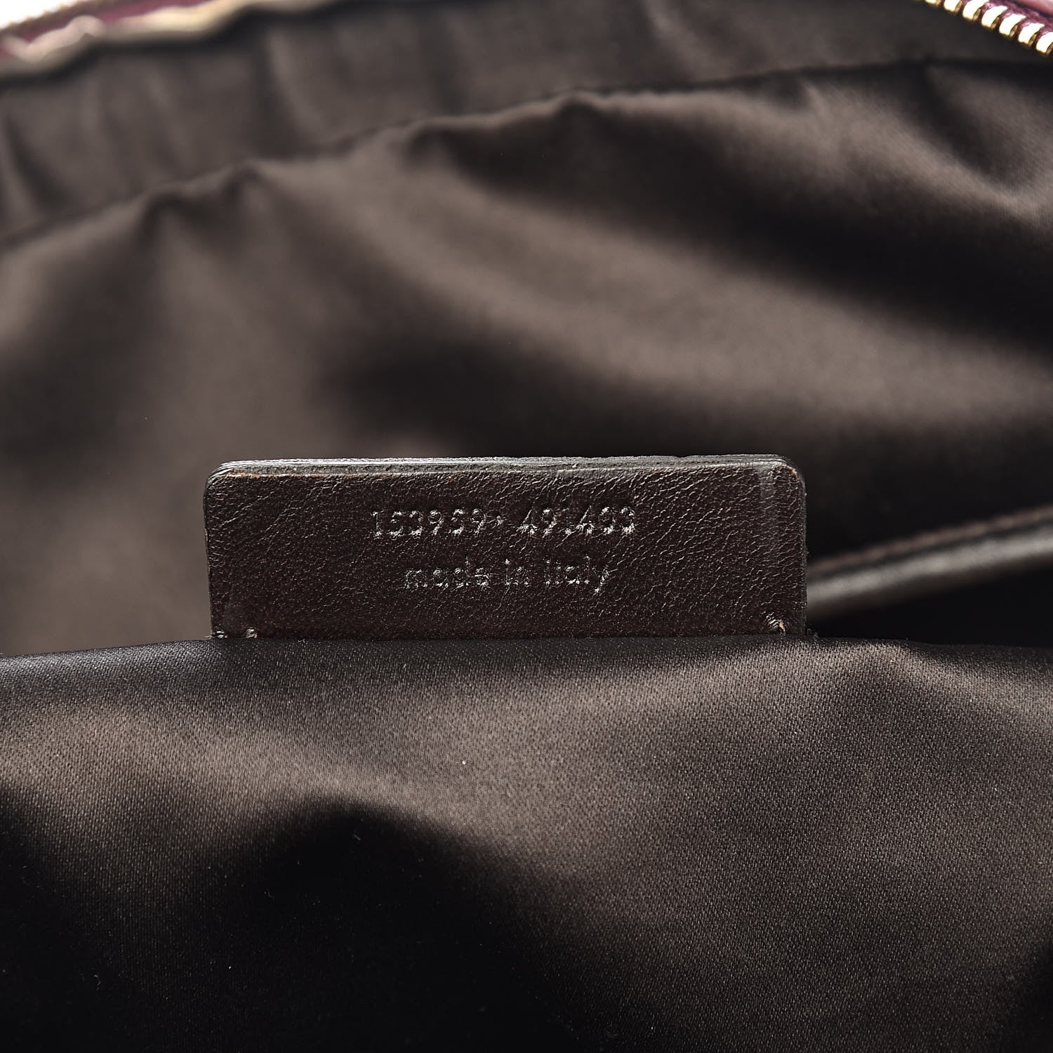Saint Laurent Calfskin Oversized Muse Black Cherry 7 of 18