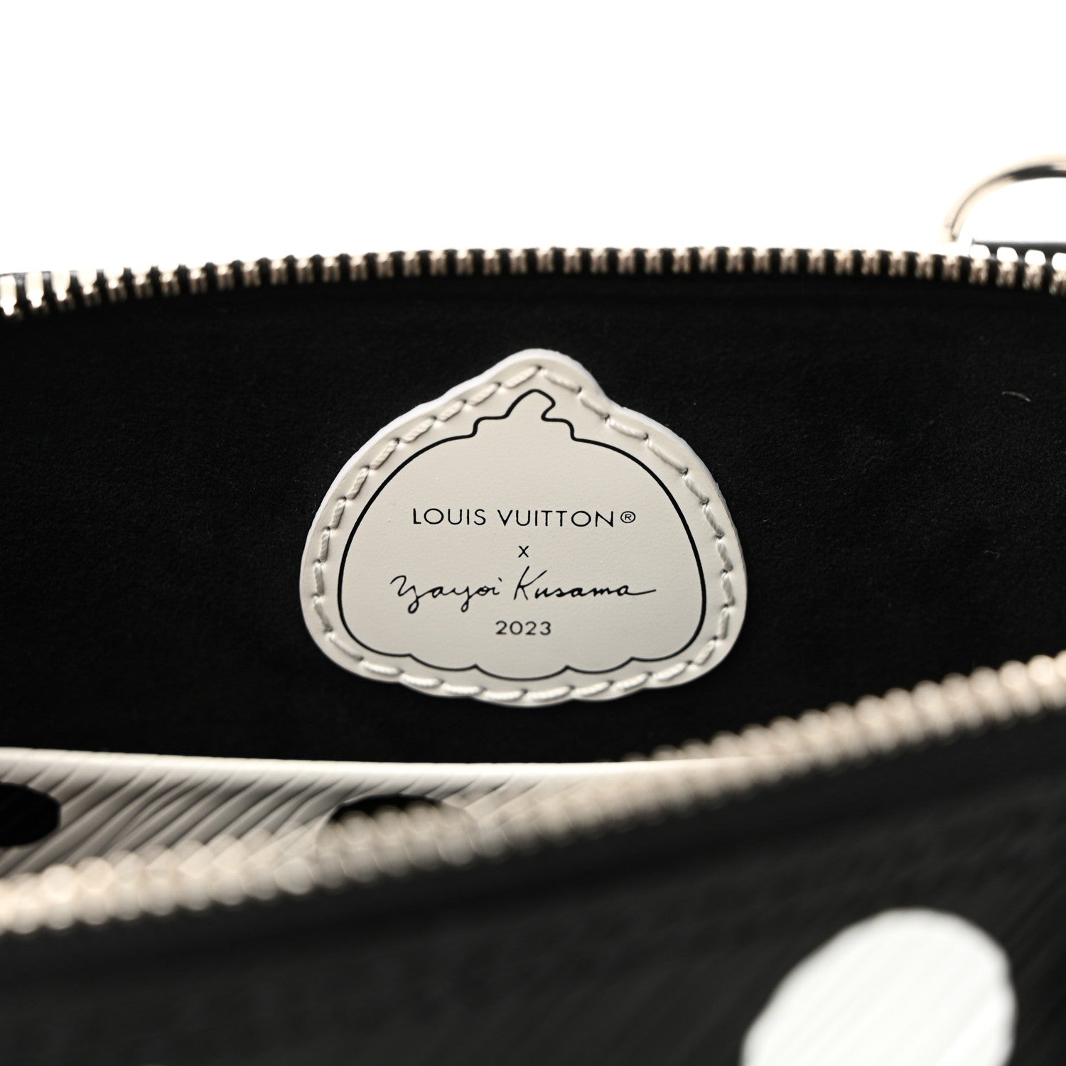 Louis Vuitton X YK Epi Alma BB Black White 6 of 9