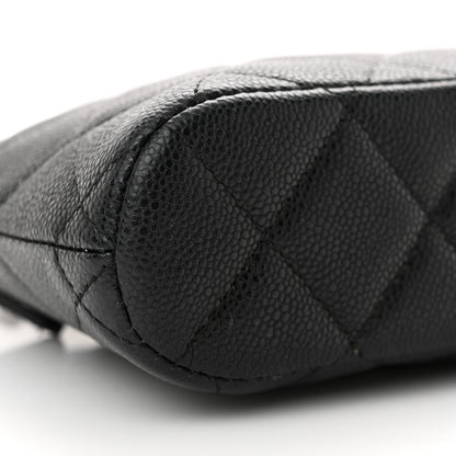 Chanel Caviar Quilted Classic Clutch With Chain Black 9 of 10