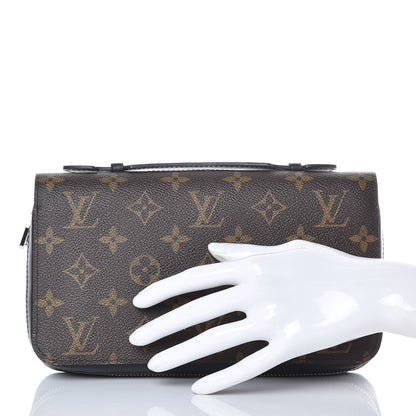 Louis Vuitton Monogram Macassar Zippy XL Wallet 2 of 7