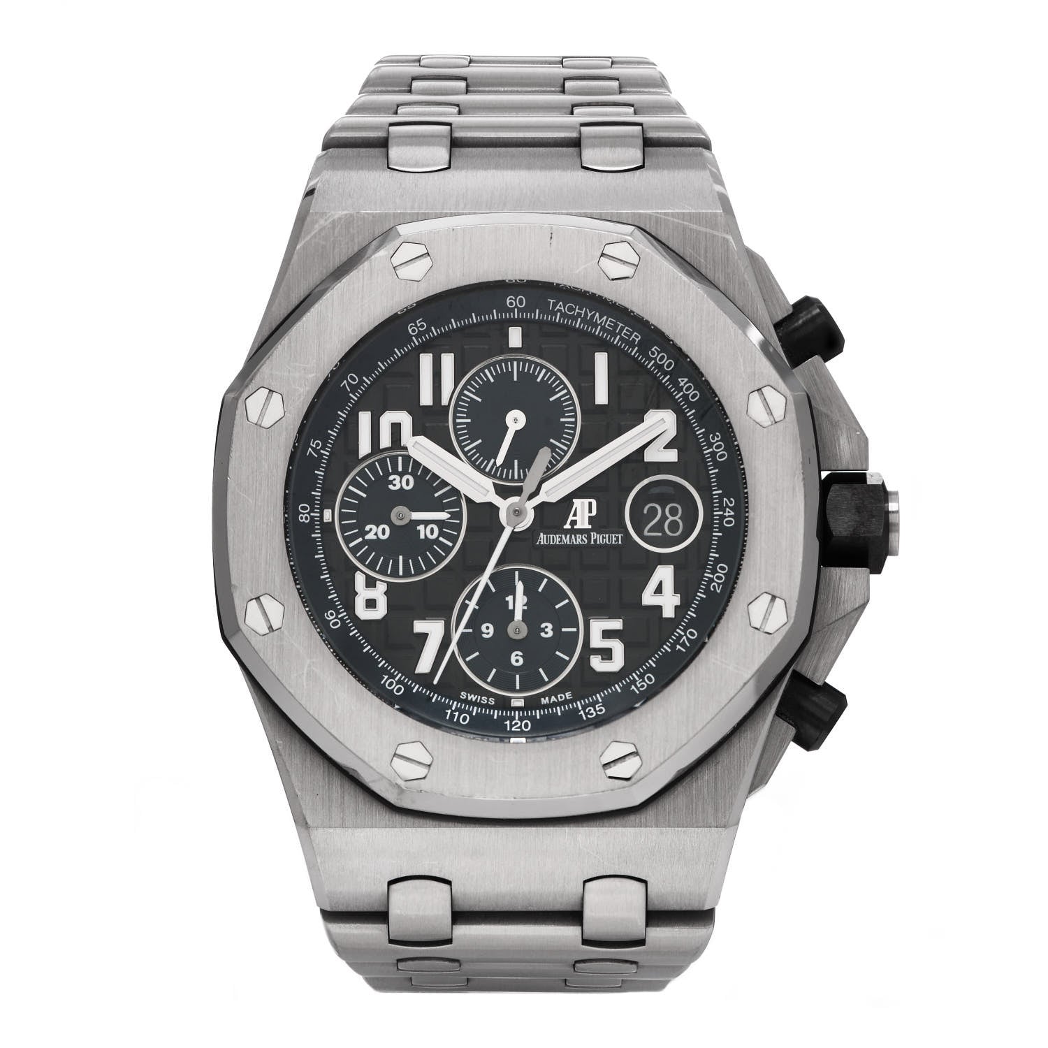 Audemars Piguet Stainless Steel 42mm Royal Oak Offshore Chronograph Automatic Watch Black 26470ST.OO.A028CR.01 1 of 6