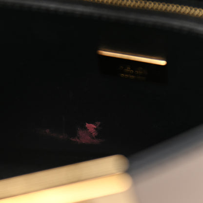 Fendi Vitello Tahiti Burro Medium Peekaboo Iconic Essentially Satchel Tortora Black 13 of 22