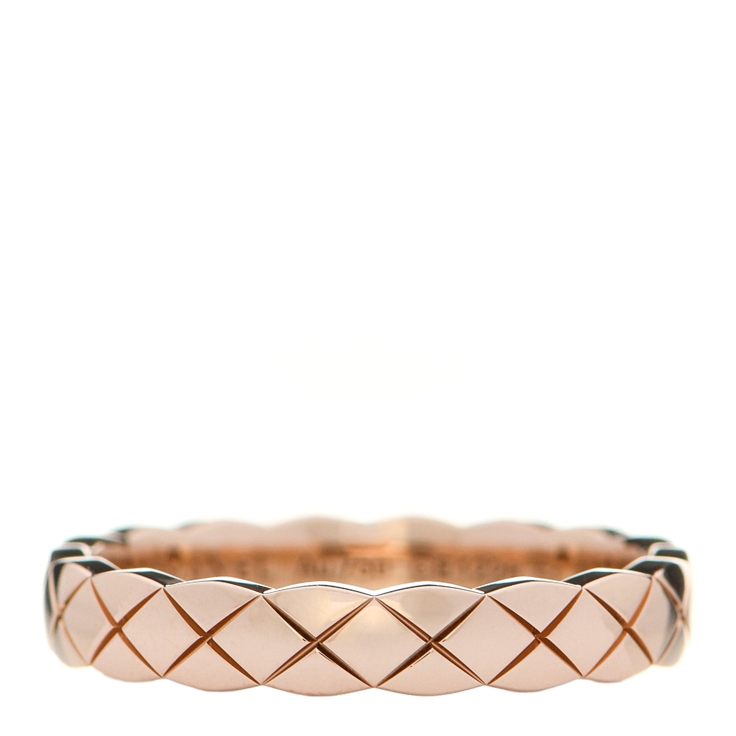 18K Beige Gold Mini Coco Crush Ring 51 5.75