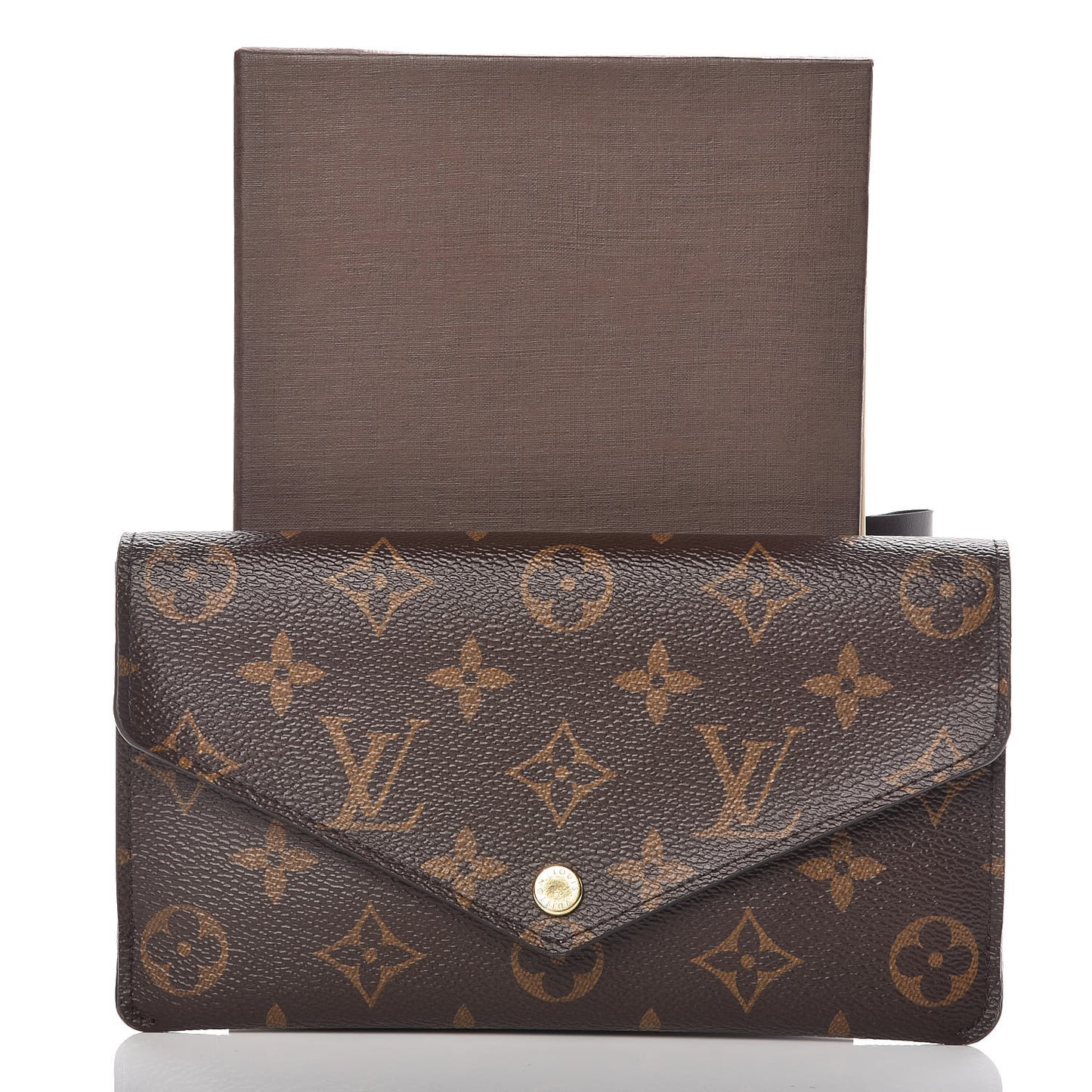 Monogram Jeanne Wallet Rose Ballerine