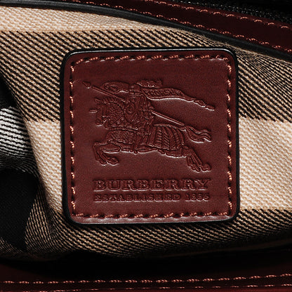 Burberry Canvas Mega Check Tote 6 of 9