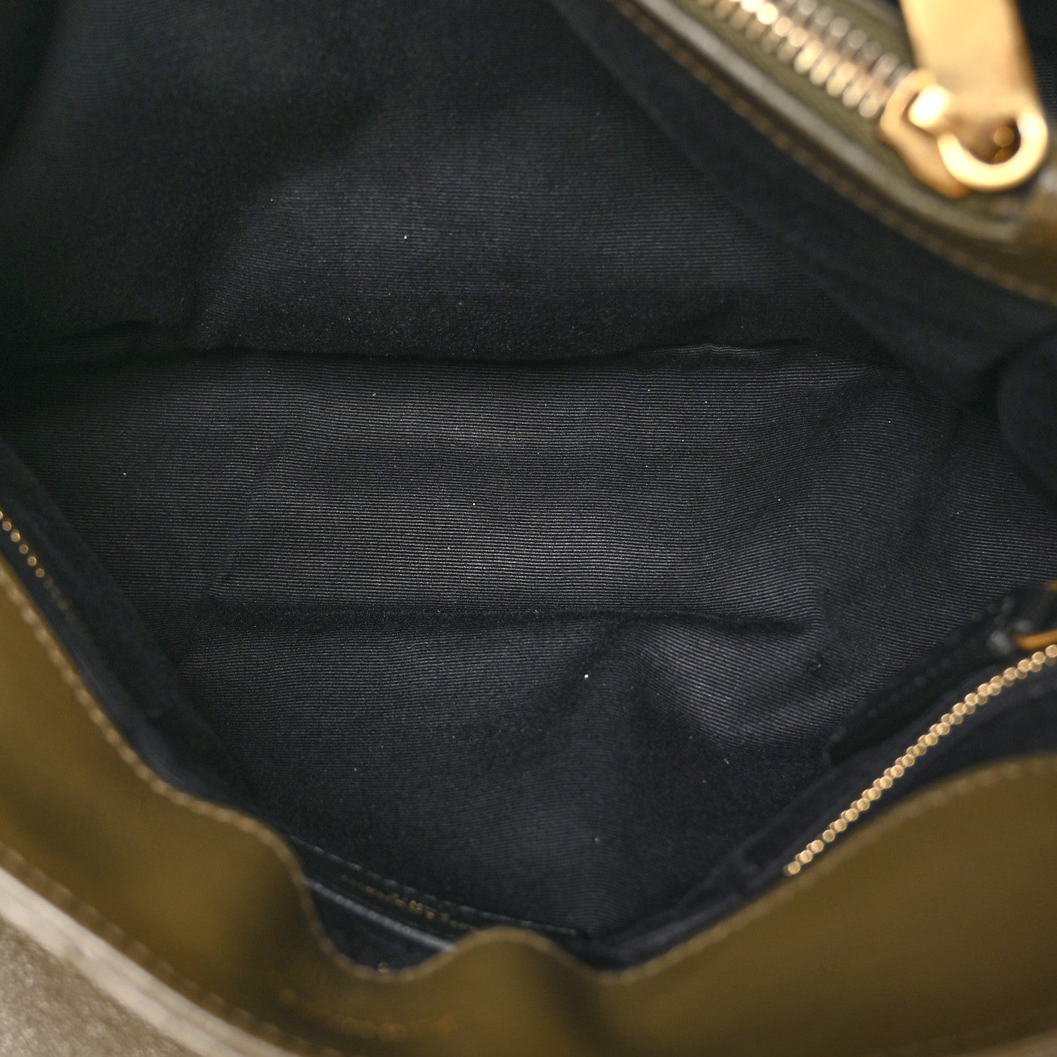 Saint Laurent Calfskin Y Quilted Monogram Medium Loulou Chain Satchel Military Olive 6 of 18