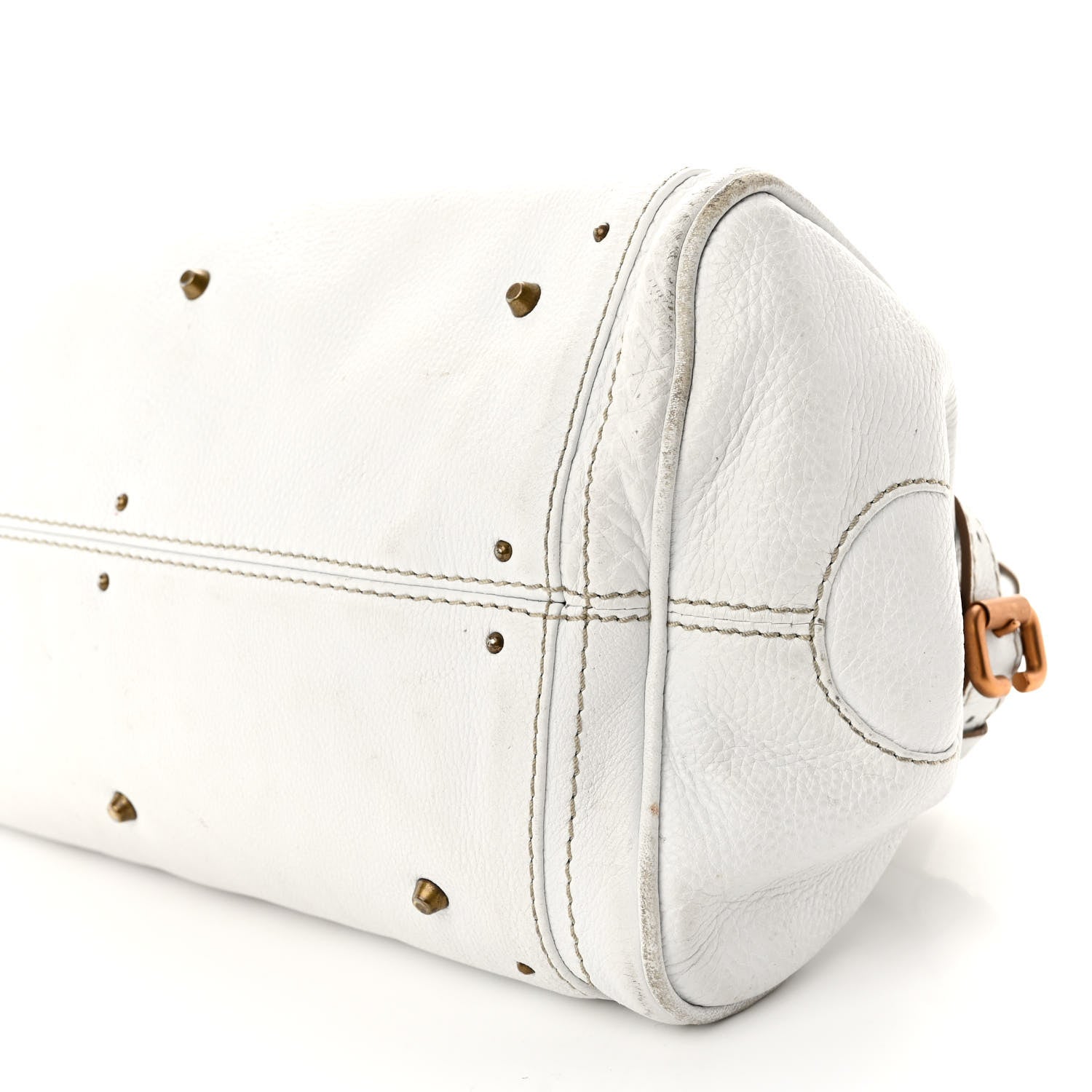 Chloe Calfskin Medium Paddington Satchel White 9 of 11