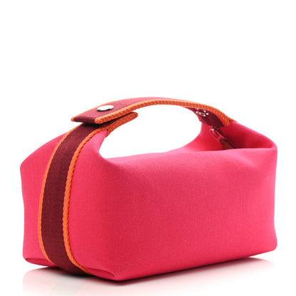 Hermes Canvas Small Bride-A-Brac Pouch Hibiscus 3 of 6