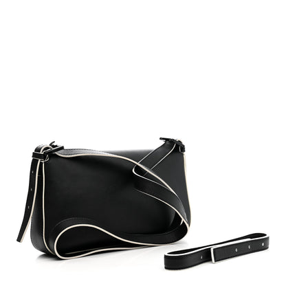 Fendi Vitello Dolce Elite Monster Eyes Bi-Color Baguette Black Yellow 6 of 21