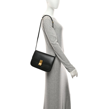 Celine Box Calfskin Medium Classic Box Flap Bag Black 1 of 13
