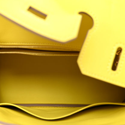 Hermes Swift Birkin 25 Lime 5 of 12