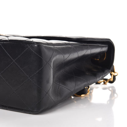 Chanel Lambskin Quilted Jumbo Single Flap Black 9 of 10