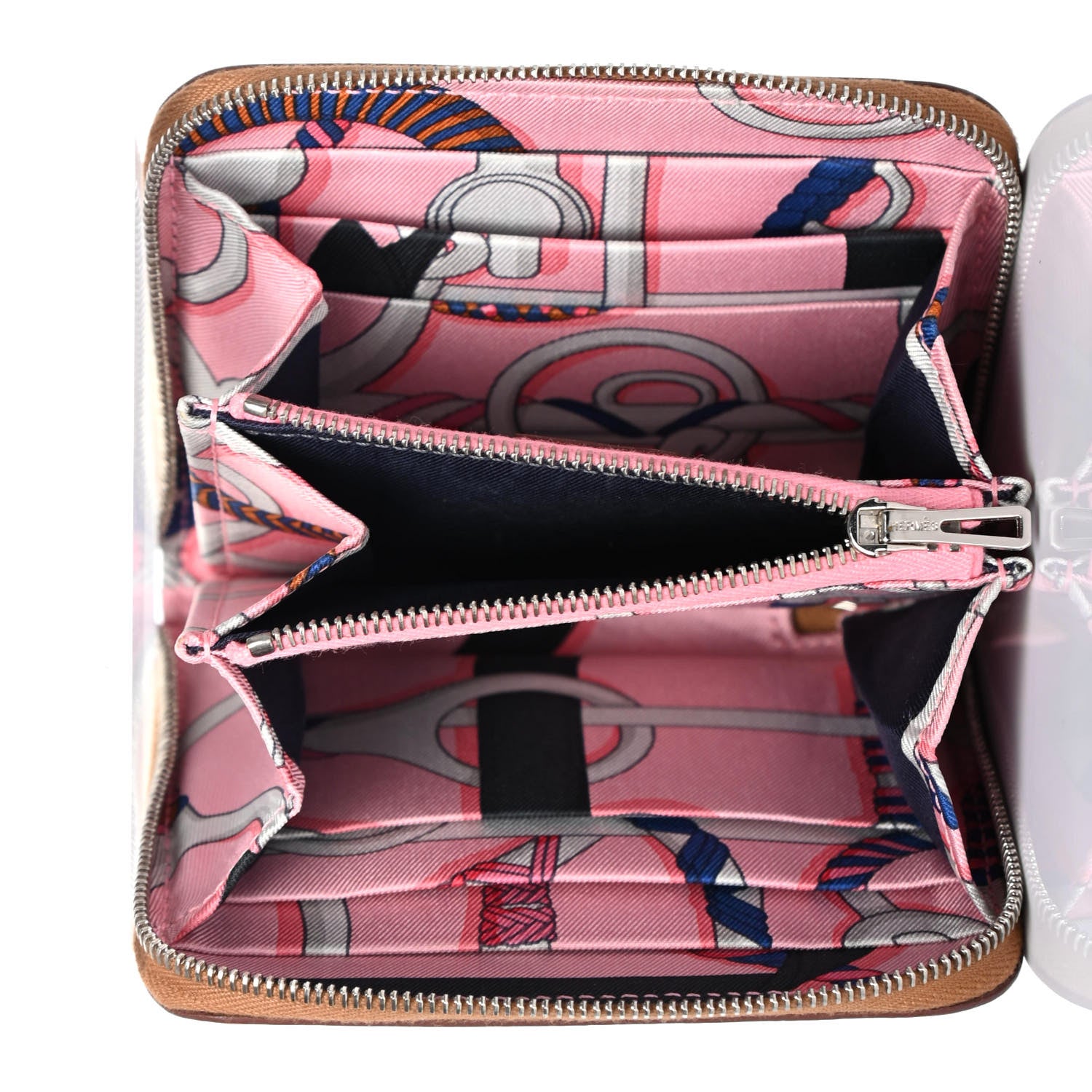 Hermes Epsom Silk'in Compact Wallet Gold 4 of 4