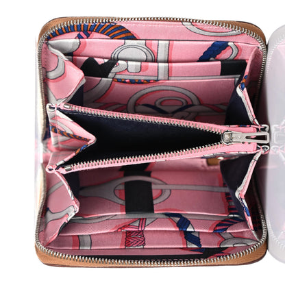 Hermes Epsom Silk'in Compact Wallet Gold 4 of 4