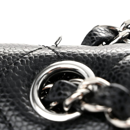 Chanel Caviar Quilted Medium Double Flap Black 11 of 12