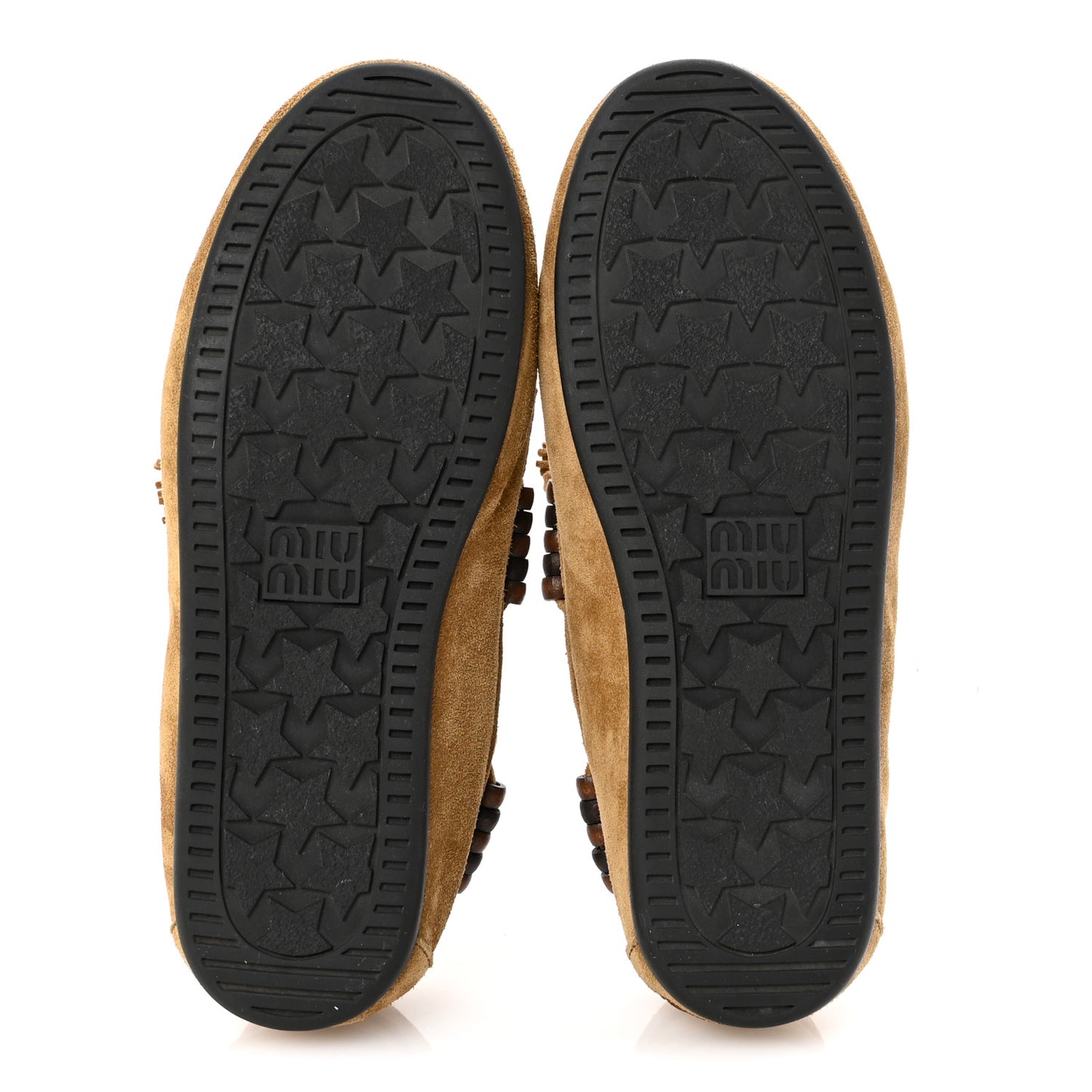 Suede Tassel Loafers 37 Olive Green