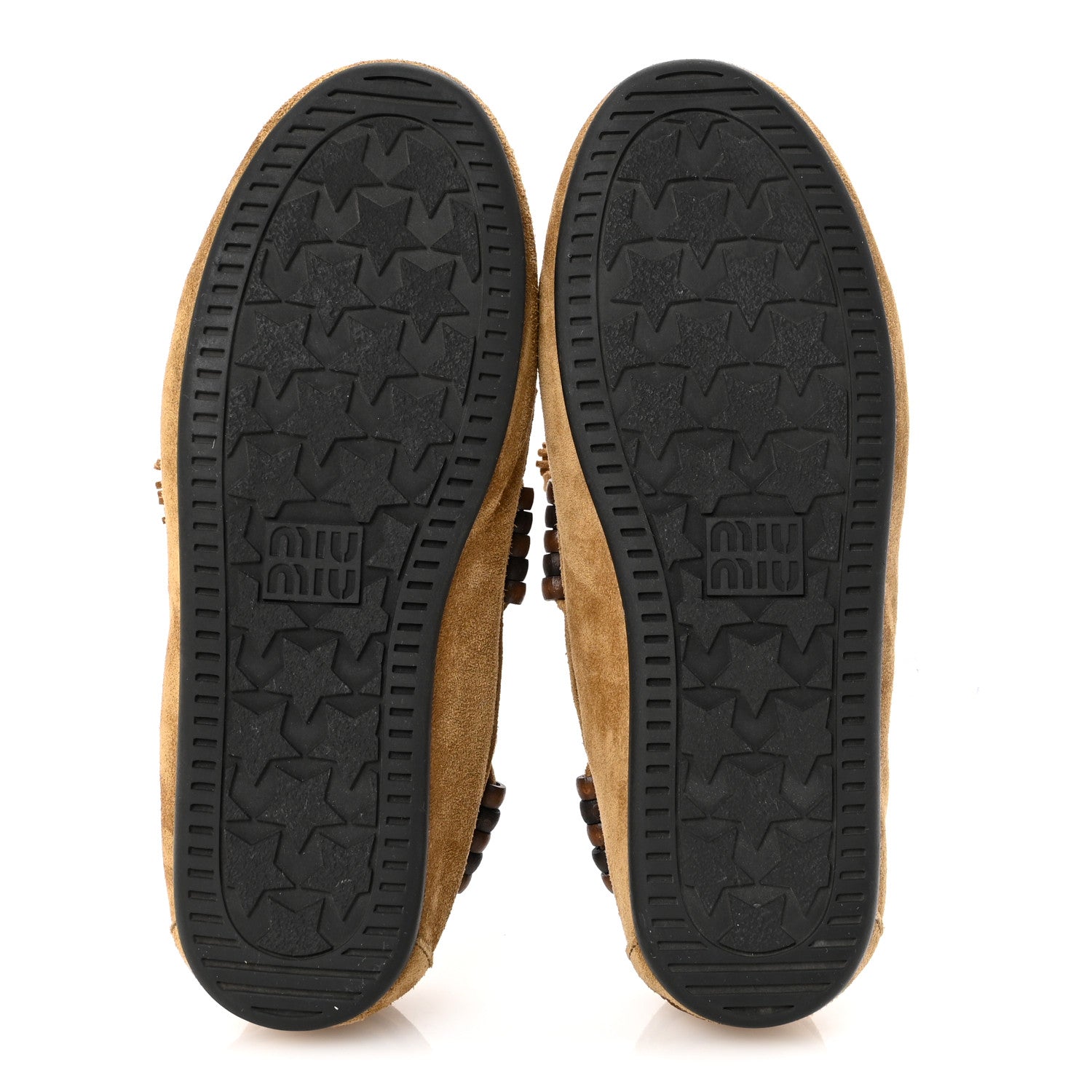 Miu Miu Suede Tassel Loafers 37 Olive Green 6 of 9