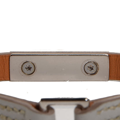 Hermes Tadelakt Micro Kelly Bracelet Gris Perle XS 5 of 10