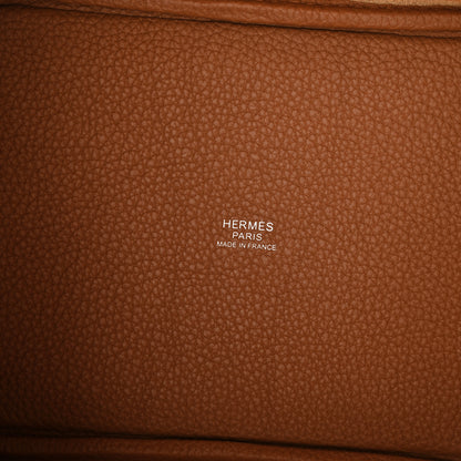 Hermes Taurillon Clemence Picotin Lock 18 PM Gold 6 of 11