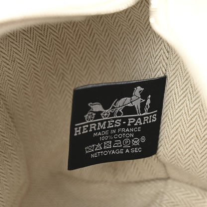 Hermes Canvas Small Bride-A-Brac Pouch Natural 6 of 7