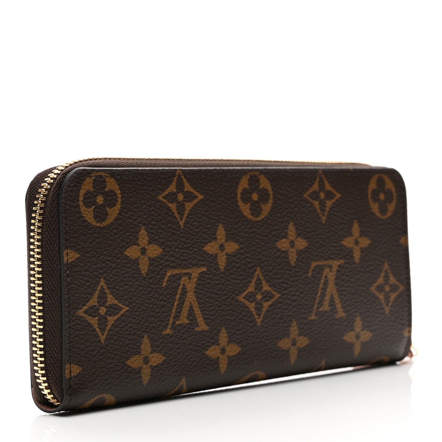 Monogram Clemence Wallet Rose Ballerine