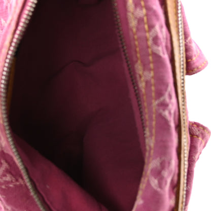 Louis Vuitton Denim Baggy PM Fuchsia 4 of 8