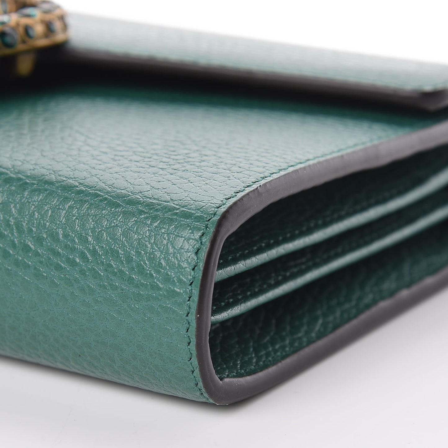 Calfskin Mini Dionysus Chain Wallet Emerald