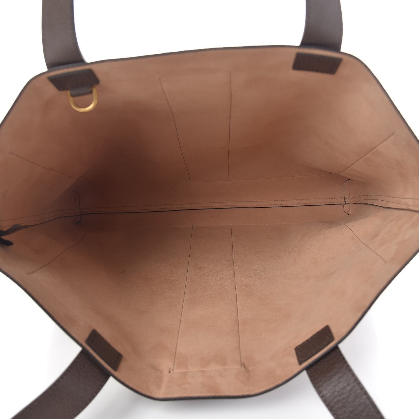 GG Supreme Monogram Web Large Ophidia Vertical Shopping Tote Brown