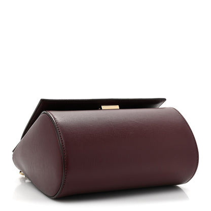 Givenchy Textured Calfskin Mini Pandora Box Chain Crossbody Bag Oxblood 4 of 11