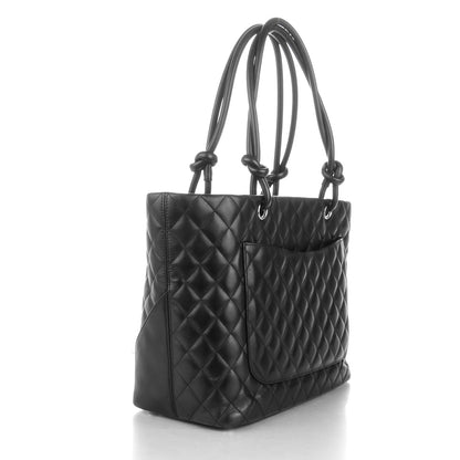 Chanel Calfskin Quilted Large Cambon Tote Black 3 of 9