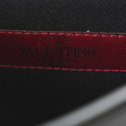 Valentino Garavani Grained Calfskin Rockstud Crossbody Bag Black 6 of 9