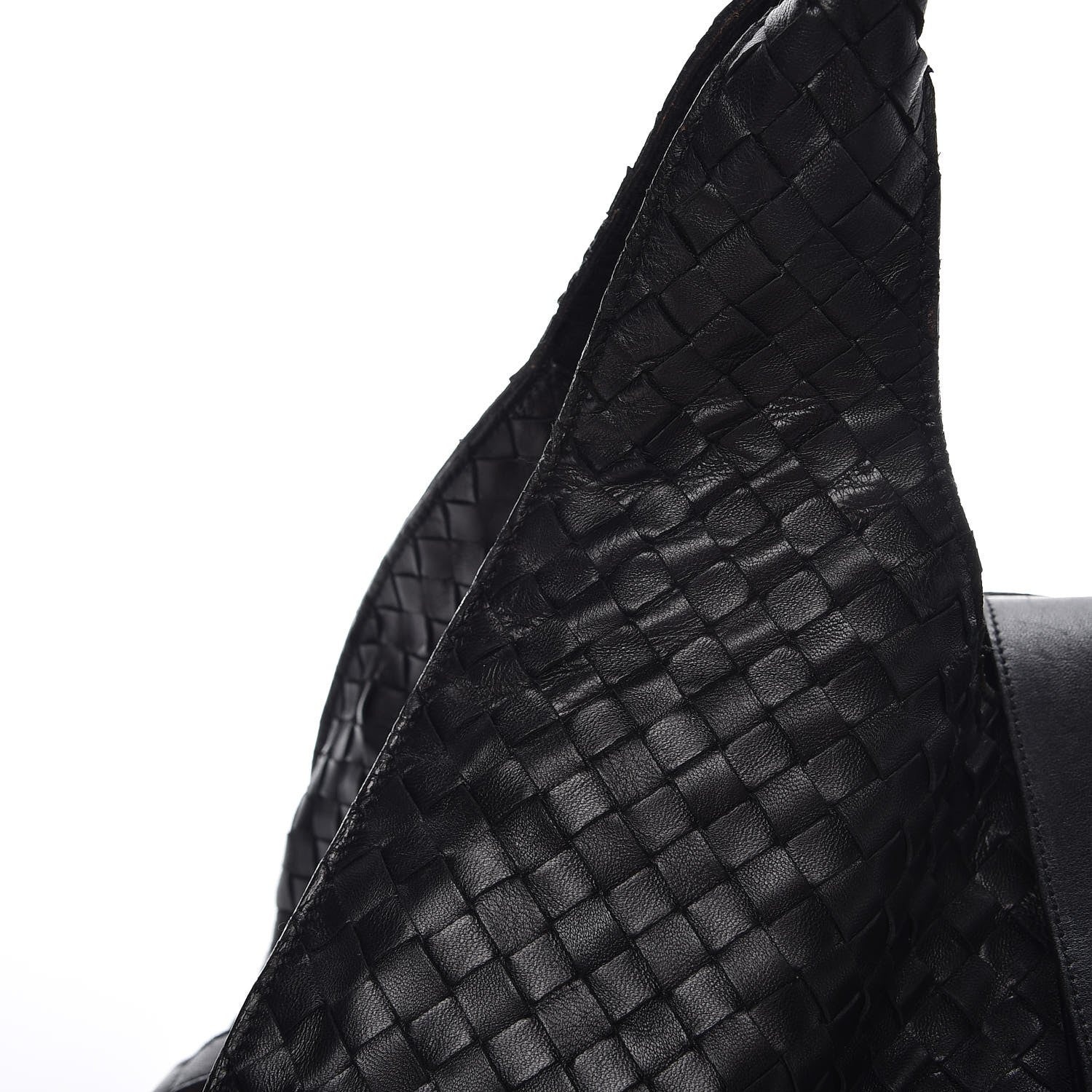Bottega Veneta Nappa Intrecciato Shoulder Bag Black 12 of 17