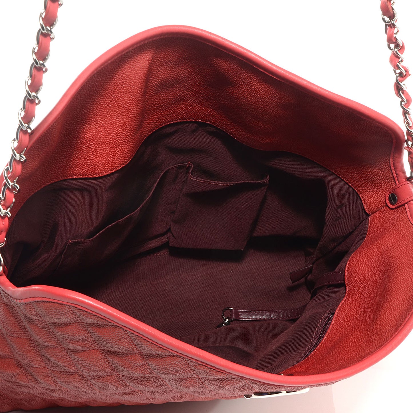 Caviar French Riviera Hobo Rouge
