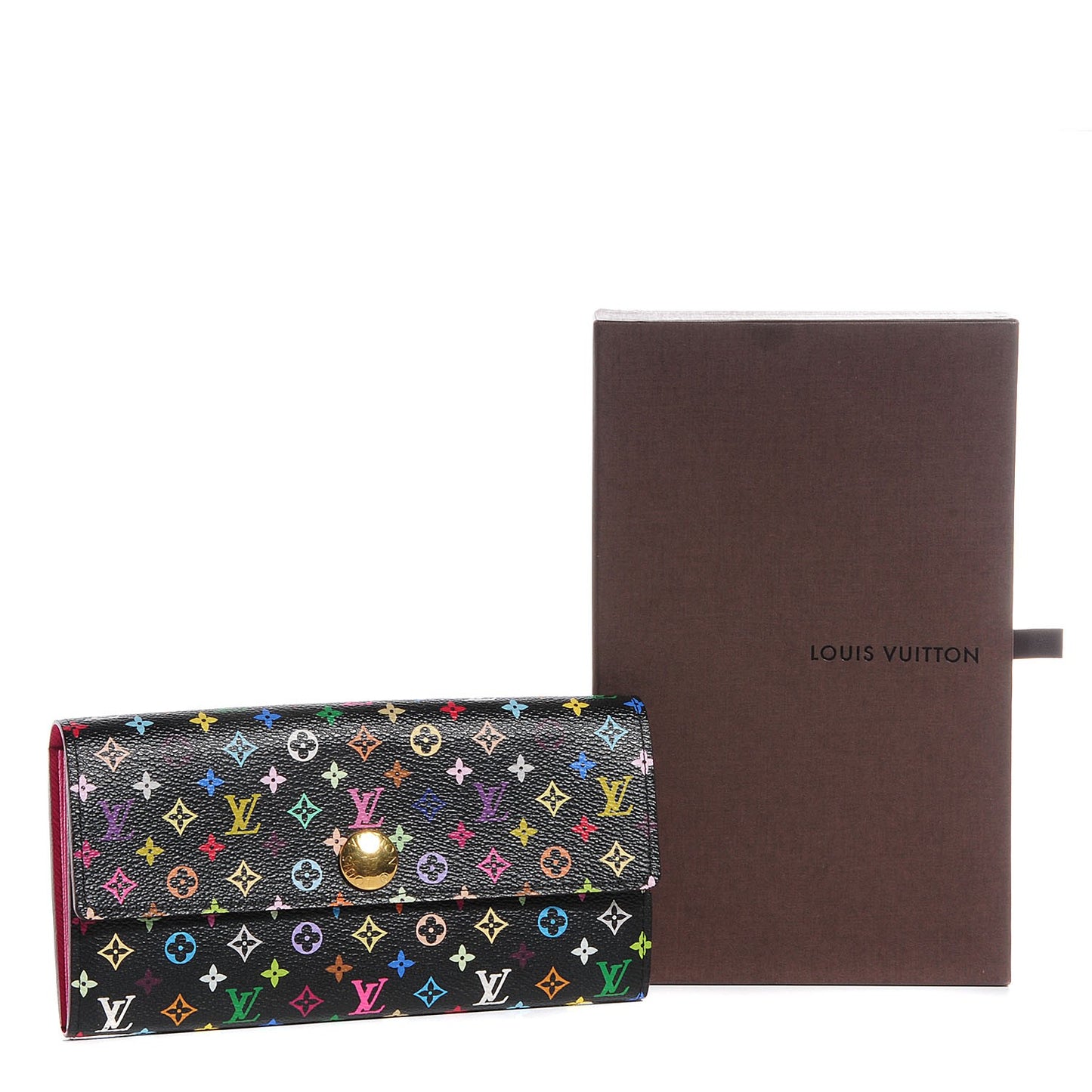 Monogram Multicolor Sarah Wallet Black Grenade