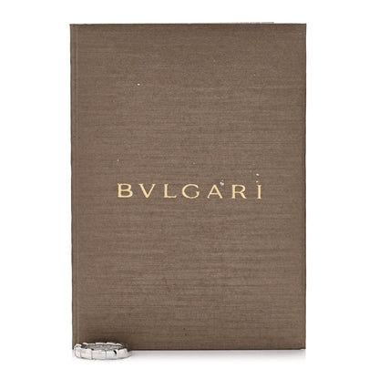Bulgari 18K White Gold Serpenti Viper Band Ring 47 4.25 7 of 7