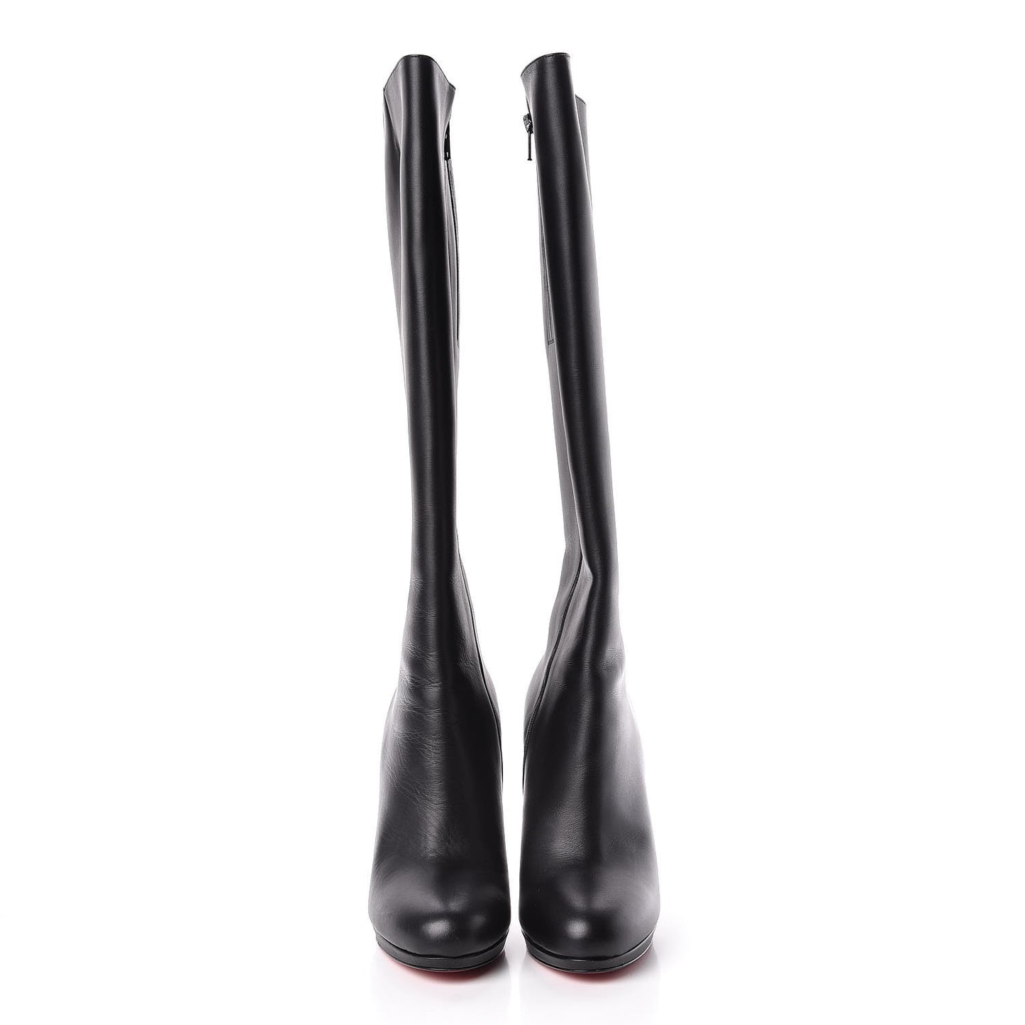 Calfskin Botalli 120 Tall Boots 40 Black