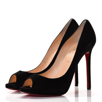 Christian Louboutin Suede Flo 120 Pumps 41.5 Black 2 of 9