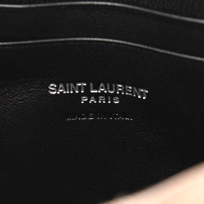 Saint Laurent Grain De Poudre Matelasse Monogram Mini Lou Camera Bag Dark Latte 6 of 10