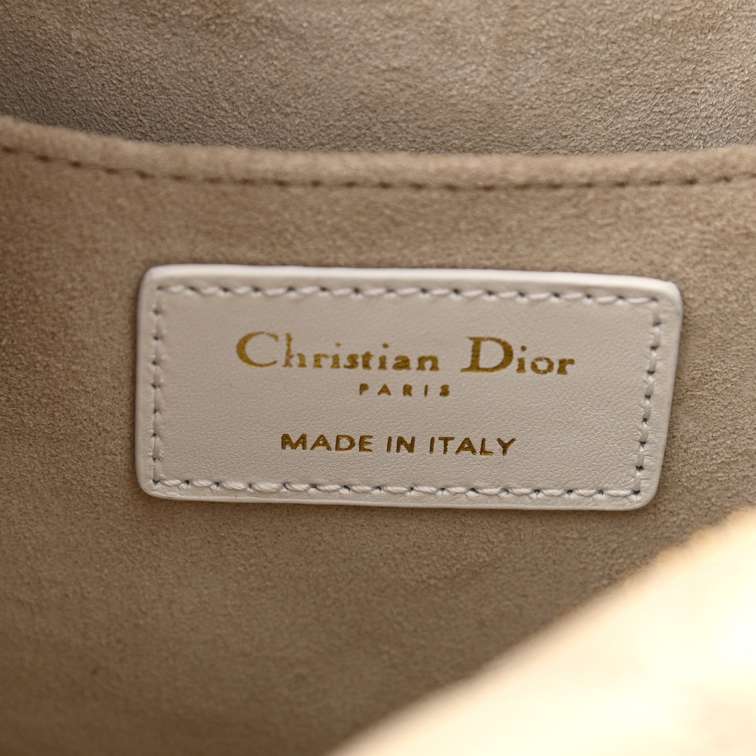 Christian Dior Lambskin Cannage Medium Dior Vibe Hobo Bag Beige 6 of 10