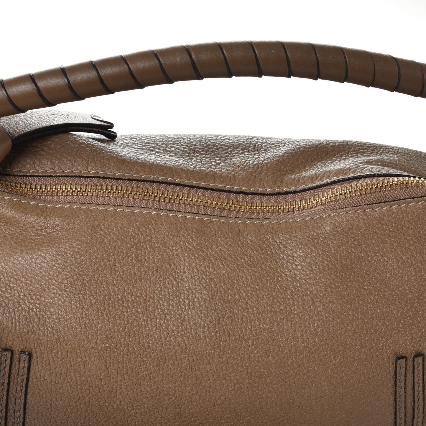 Calfskin Large Marcie Hobo Nut