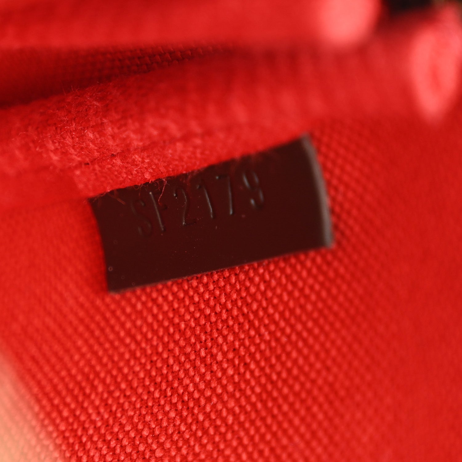 Louis Vuitton Damier Ebene 2019 Christmas Animation Mini Pochette Accessories Red 7 of 10