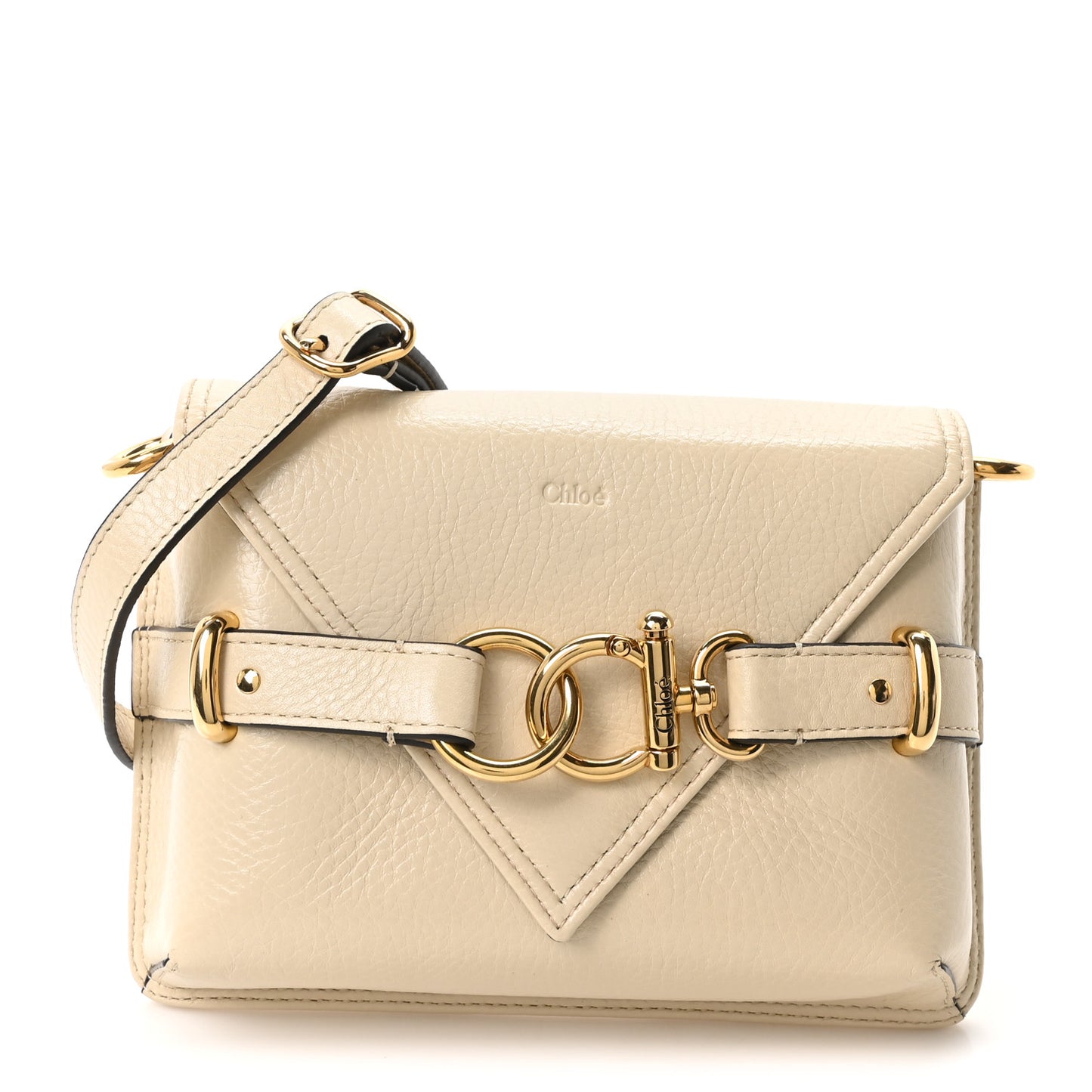 Calfskin Mini Cape Crossbody Sweet Beige